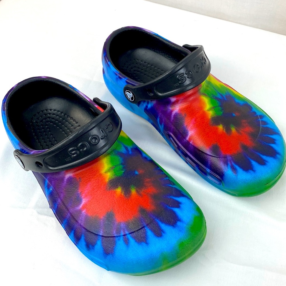 CROCS Tie Dyed Unisex Classic New Womens SZ 7 Mens SZ 5